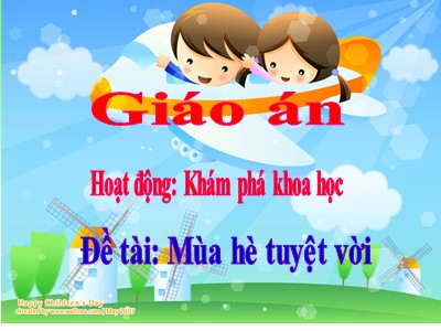 Bài giảng Khám phá khoa học Lớp Lá - Đề tài: Khuôn mặt của bé - Trường Mầm non Bắc Cầu