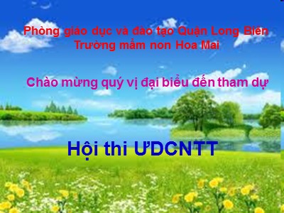 Bài giảng Làm quen văn học Lớp Chồi - Đề tài: Kể chuyện Ba ba tìm nhà - Tạ Thị Thanh Vân