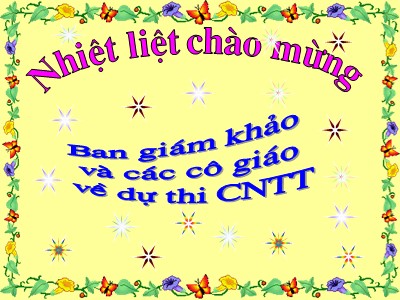 Bài giảng Làm quen với toán Lớp Lá - Đề tài: Số 10 - Lương Thị Thu Hiền