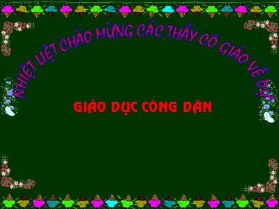 Bài giảng Giáo dục công dân Lớp 7 - Tiết 23, Bài 14: Bảo vệ môi trường và tài nguyên thiên nhiên (Tiết 2)