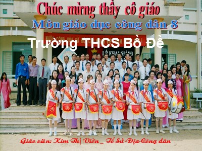 Bài giảng Giáo dục công dân Lớp 8 - Tiết 21, Bài 14: Phòng chống nhiễm HIV/ AIDS - Kim Thị Viên