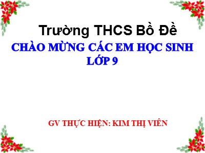 Bài giảng Giáo dục công dân Lớp 9 - Bài 12: Quyền và nghĩa vụ của công dân trong hôn nhân - Kim Thị Viên