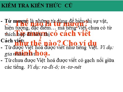 Bài giảng Ngữ văn Lớp 6 - Tiết 10: Nghĩa của từ