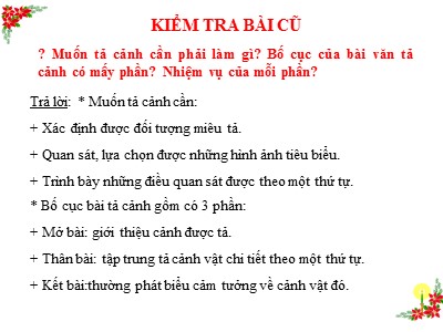 Bài giảng Ngữ văn Lớp 6 - Tiết 92: Phương pháp tả người