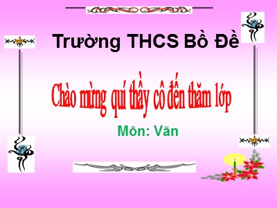 Bài giảng Ngữ văn Lớp 9 - Tiết 102: Chuẩn bị hành trang vào thế kỉ mới - Trường THCS Bồ Đề