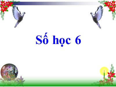 Bài giảng Số học Lớp 6 - Tiết 63, Bài 13: Bội và ước của một số nguyên