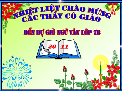 Bài giảng Ngữ văn Lớp 7 - Tiết 45, Bài 12: Văn bản Rằm tháng giêng (Hồ Chí Minh) - Năm học 2018-2019