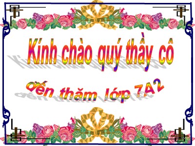 Bài giảng Đại số Lớp 7 - Bài 9: Ôn tập chương 4 - Năm học 2018-2019