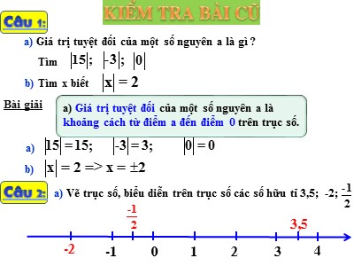 Bài giảng Đại số Lớp 7 - Chương 1, Bài 4: Giá trị tuyệt đối của một số hữu tỉ. Cộng, trừ, nhân, chia số thập phân - Năm học 2019-2020