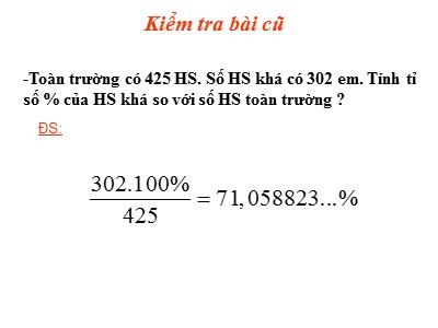 Bài giảng Đại số Lớp 7 - Tiết 15, Bài 10: Làm tròn số - Năm học 2019-2020