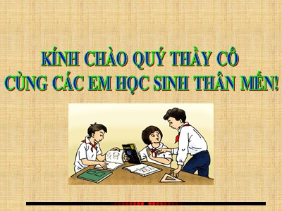 Bài giảng Hình học Lớp 9 - Chương 2, Bài 6: Tính chất của hai tiếp tuyến cắt nhau