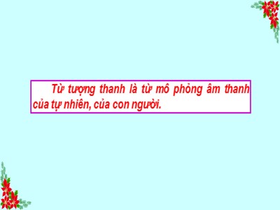 Bài giảng Ngữ văn Lớp 9 - Bài 9: Tổng kết từ vựng - Năm học 2019-2020