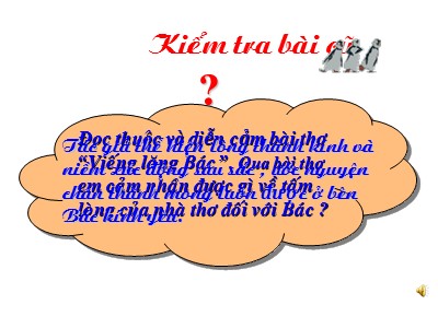 Bài giảng Ngữ văn Lớp 9 - Tiết 121: Văn bản Sang Thu (Hữu Tỉnh) - Năm học 2019-2020