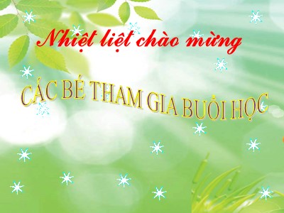 Bài giảng Phát triển nhận thức - Đề tài: Tách nhóm có 7 đối tượng thành 2 nhóm bằng các cách khác nhau