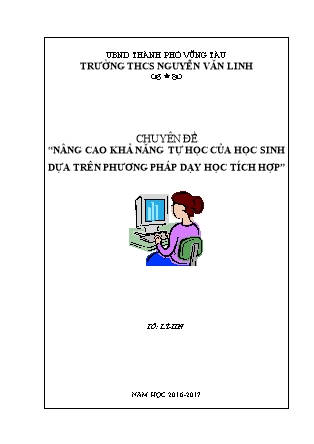 Chuyên đề Nâng cao khả năng tự học của học sinh dựa trên phương pháp dạy học tích hợp