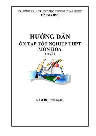 10 Đề luyện thi THPT Quốc gia môn Hóa học - Năm học 2020-2021 - Trường THPT Thái Phiên (Có đáp án)