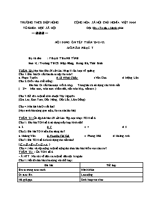 Giáo án Âm nhạc Lớp 7 - Tuần 20 đến 22 - Năm học 2019-2020 - Phạm Thanh Tỉnh