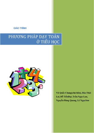 Giáo trình Phương pháp dạy Toán ở Tiểu học