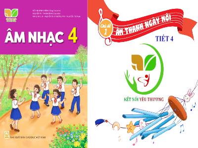 Bài giảng Âm Nhạc 4 - Tiết 4, Chủ đề 1: Âm thanh ngày mới - Tổ chức các hoạt động vận dụng sáng tạo