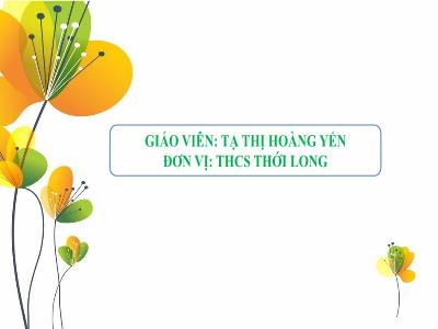 Bài giảng Ngữ Văn 6 - Tiết 106: Viết bài văn trình bày ý kiến về một hiện tượng trong đời sống (Tạ Thị Hoàng Yến)