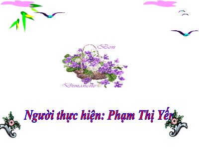 Bài giảng Tiếng Việt 5 - Cửa sông (Phạm Thị Yến)