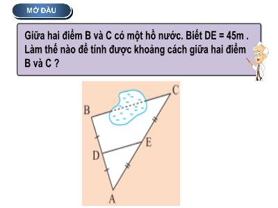 Bài giảng Toán 8 CTST - Chương VII, Bài 2: Đường trung bình của tam giác
