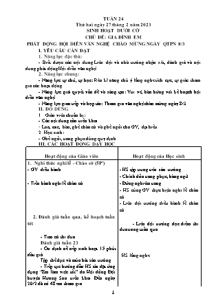 Kế hoạch bài dạy Chương trình Lớp 5 - Tuần 24 năm học 2022-2023 (Đinh Thị Hồng Thúy)