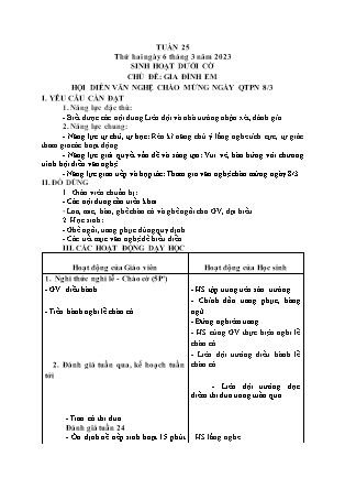 Kế hoạch bài dạy Chương trình Lớp 5 - Tuần 25 năm học 2022-2023 (Đinh Thị Hồng Thúy)