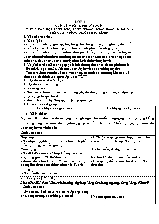 Kế hoạch bài dạy môn Giáo dục Thể chất Lớp 1 đến Lớp 5 - Tuần 4 năm học 2022-2023 (Đinh Nho Quân)
