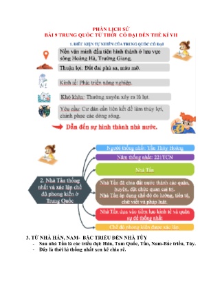Đề cương Ôn thi Cuối học kì I môn Lịch Sử & Địa Lí Lớp 6