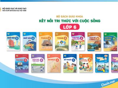 Giới thiệu SGK môn Mĩ Thuật Lớp 6 Bộ sách KNTT