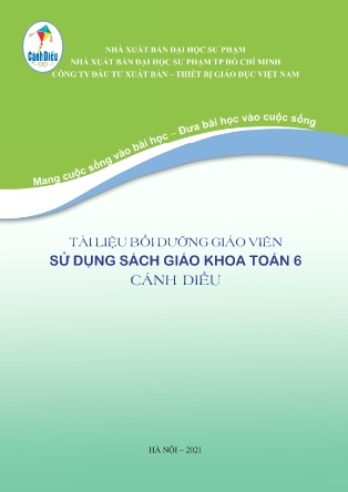 Tài liệu tập huấn giáo viên sử dụng SGK môn Toán Lớp 6 Bộ sách Cánh Diều